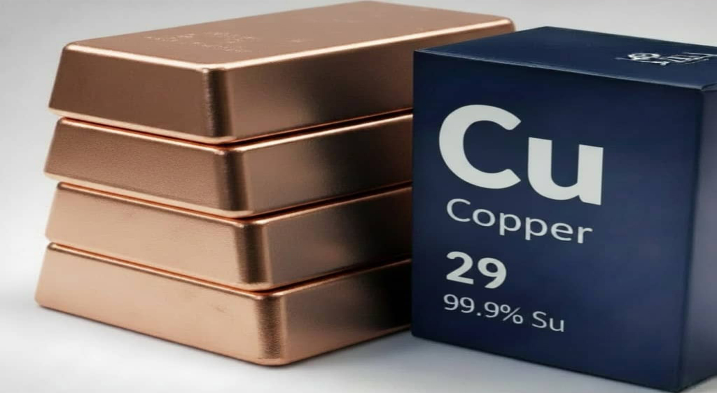 Copper metal material for power systems
